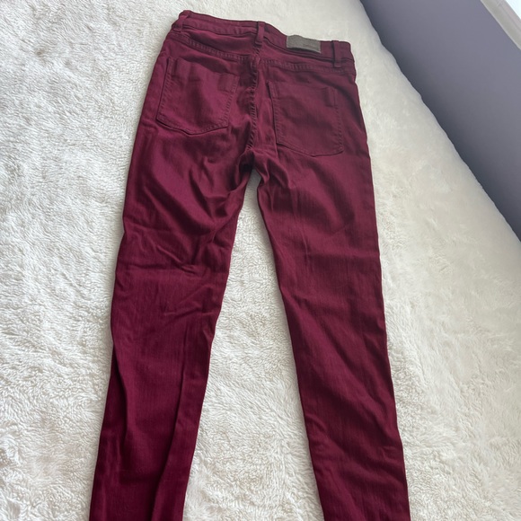 LF Carmar Robin High Rise Stretch Skinny Jeans - Size 27, Color - Burgundy - Picture 2 of 4